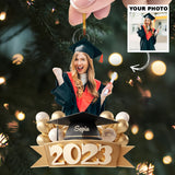 Custom Photo Ornament, Graduation Ornament, Class Of 2023, Graduation Gifts | Graduation