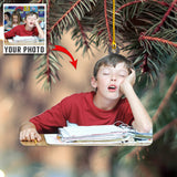 Custom Photo Ornament - Personalized Photo Mica Ornament -  Funny Photo Ornament - Christmas Gift For Family, Friends| Funny