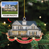 Custom Photo New Home Christmas Photo Ornament | Home 2