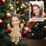 Custom Photo Ornament - Personalized Photo Mica Ornament - Christmas Gift For Family Members | Cookie