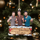 Custom photo Ornament - Personalized Photo Mica Ornament - Christmas Gift For Family, Friends | With You