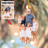Custom Photo Ornament - Personalized Custom Photo Mica Ornament - Christmas Gift For Family, Family Members | Friend 2