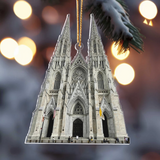 Custom Photo Ornament, Church Photo Ornament, Jesus, God Lover Gifts, Personalized Christmas Gifts for Pastor, Priest, Vicar  | Church 2