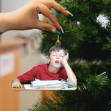 Custom Photo Ornament - Personalized Photo Mica Ornament -  Funny Photo Ornament - Christmas Gift For Family, Friends| Funny