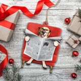 Custom Pet Photo Ornament - Christmas, Birthday Gift For Pet Mom, Pet Dad, Dog Mom, Dog Dad, Cat Mom, Cat Dad, Dog Parents | NewDO