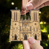 Custom Photo Ornament, Church Photo Ornament, Jesus, God Lover Gifts, Personalized Christmas Gifts for Pastor, Priest, Vicar  | Church 2