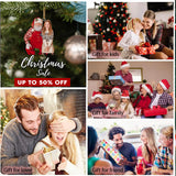 Custom Photo Ornament Santa Love You Perfect Gift for Family, Friends, Kids and Lover | Santa