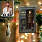 Turn Your Photo into an Action Figure - Custom Photo Ornament Toy Box Portrait | King