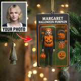 Turn Your Photo into an Action Figure - Custom Photo Ornament Toy Box Portrait | Halloween Pumpkin