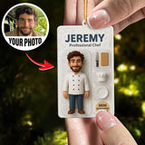 Turn Your Photo into an Action Figure - Custom Photo Ornament Toy Box Portrait | Chef