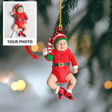 Personalized Photo Ornament - Christmas Gift For Family Member, Friends - Customized Your Photo Baby Ornament | NB Kids